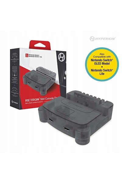 NO BRAND Docking station HYPERKIN RetroN S64 pentru Nintendo Switch Gri
