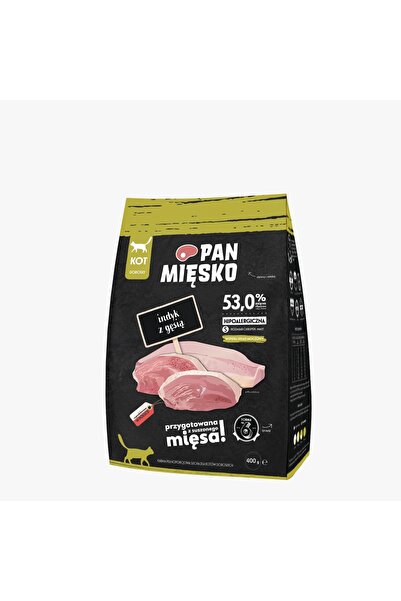 NO BRAND Hrana pentru pisici PAN MIĘSKO Peru cu gâscă S 400 g