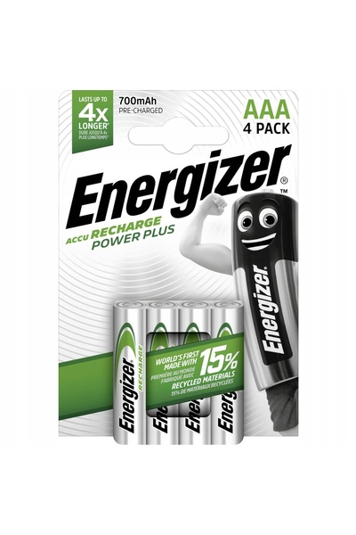 NO BRAND Acumulator Energizer Power Plus AAA L92 700 mAh 4 bucăți bășină