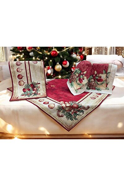 Linea Home ΧΡΙΣΤΟΥΓΕΝΙΑΤΙΚΟ ΣΕΤ ΣΤΟΦΑ ΙΣΠΑΝΙΑΣ NOEL CIRE ΑΠΟ 5 ΤΕΜΑΧΙΩΝ (1)14...