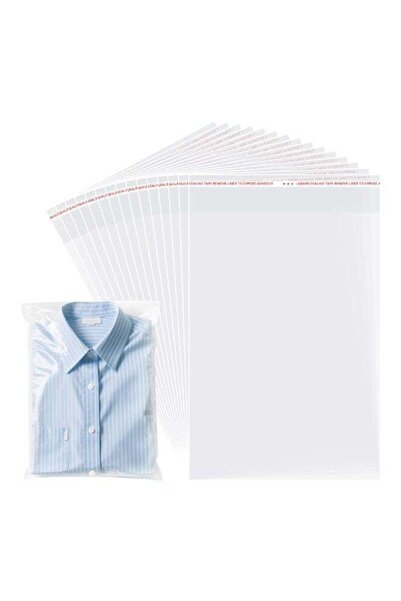Duravel 100Pcs 10" x 14" inches Clear Resealable Poly Mailers Bag, Self Adhes...