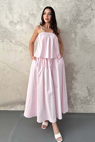 Lady Pixie Flounce Blouse and Skirt Set