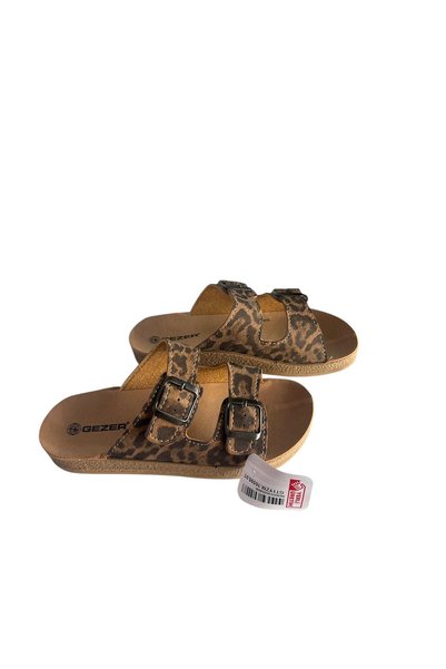 GEZER Double Buckle Economical Water Resistant Pool Beach Daily Slippers