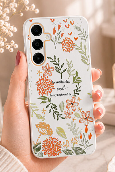 Nezih Case Samsung Galaxy A57 Uyumlu Yumuşak Silikon Şeffaf Tasarım Zarif Kapak