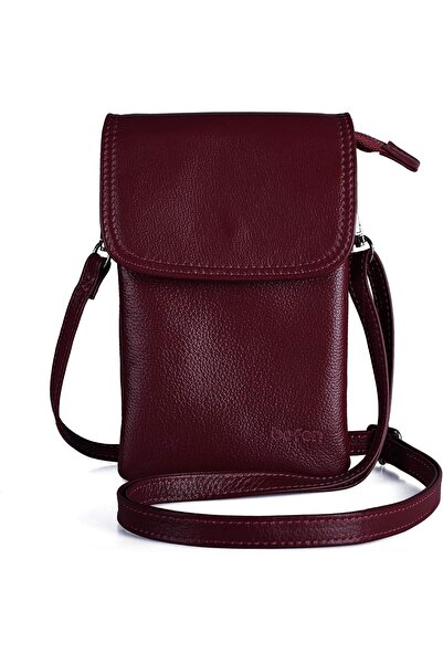 befen Genuine Leather Small Cell Phone Crossbody Bag Purses for Women Cross B...