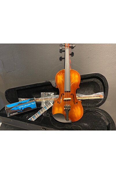 Lucetta 4/4 Parlak Keman ( ful set ) Yastık-Tel-Stikır HEDİYELİ