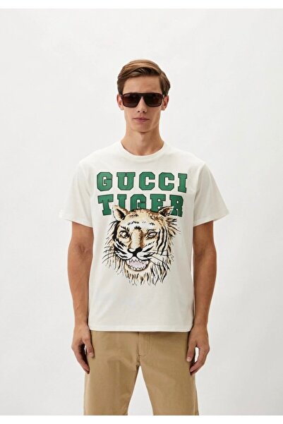 Disney x Gucci Tiger Patterned Cotton Jersey T-Shirt