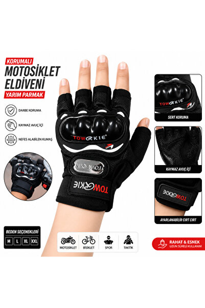 beneficio Half Finger Motorcycle Gloves Protected Summer Tactical Cycling Sco...