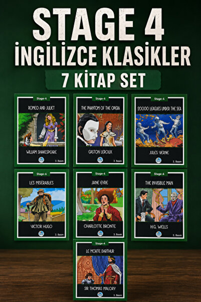 STAGE 4 İNGİLİZCE KLASİKLER 7 KİTAP SET