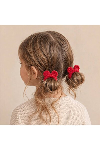 yes ticaret Handmade Velvet Textured Figured Children's Rubber Buckle - Set o...