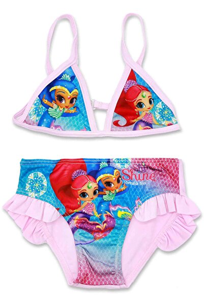 Shimmer And Shine Pink swimsuit 3-8 years with lined waistband 80% Polyester ...