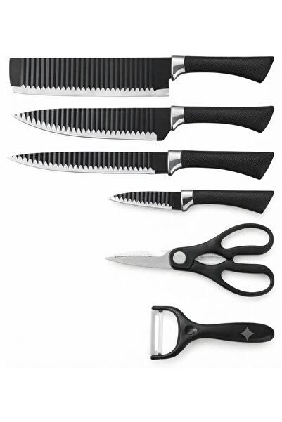 Generic 6-Piece Professional Stainless Steel Kitchen Knife Set