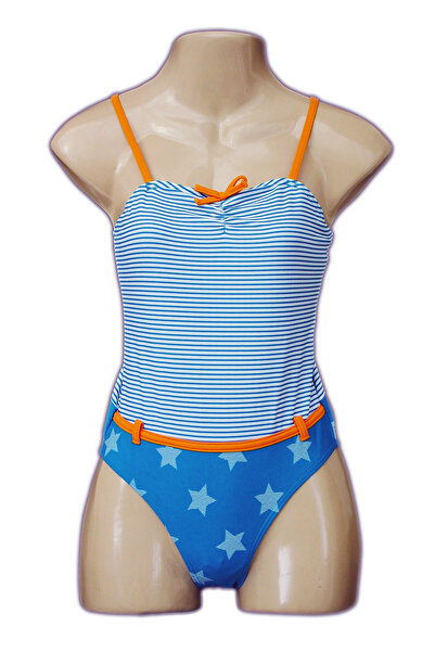 Sanetta Costum de baie 2 piese turcoaz cu protecție UV 80% poliamidă 20% elastan