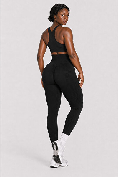 gymhams Women's Extra Super High Waist Scrunch Gathered Push up Leggings with...