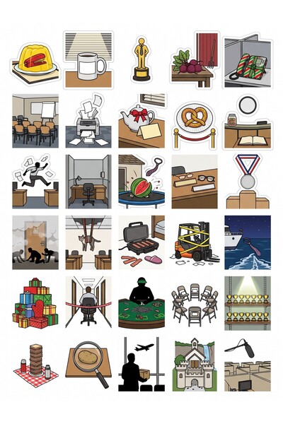 Store 30 Adet The Office Temalı Sticker Seti - Laptop Defter Telefon İçin