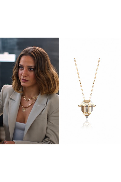 Reda Atelier 925 Ayar Gümüş Serenay Sarıkaya Trend Kolye