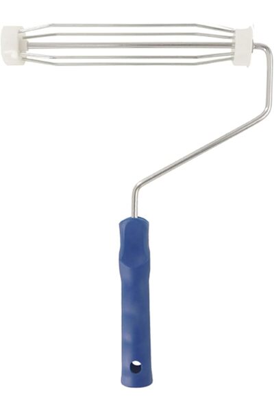 Duravel Paint Roller with Wire Frame and Blue Comfort Grip Handle