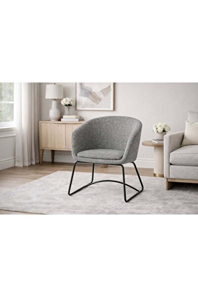 N.zone In Zone Store Modern Curved Design Chair with Elegant Metal Base – Lux...
