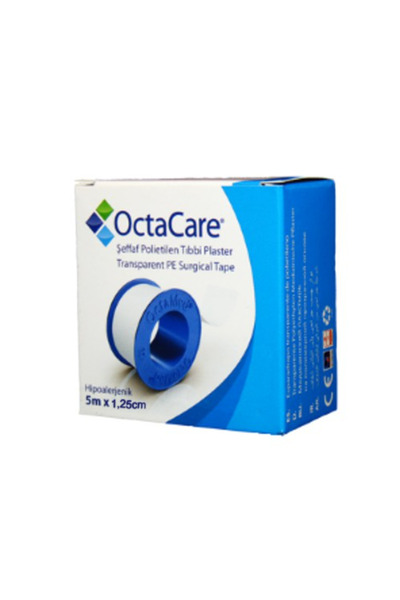 Octamed Banda Adeziva Transparenta Suport Plastic - OctaCare Transparent PE S...