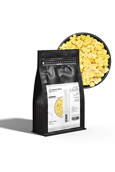 AWAFI MILL Helichrysum Flowers 100g | Immortelle | Helichrysum arenarium