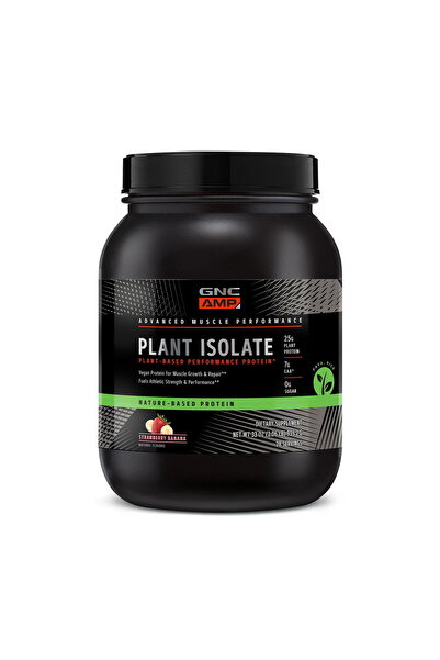 GNC Proteina Vegana cu Aroma de Capsuni si Banane Amp Plant Isolate 935.2g