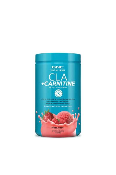 GNC CLA + Carnitine (Acid Linoleic Conjugat si Carnitina) cu Aroma de Serbet ...