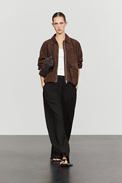 Massimo Dutti Piliseli barrel fit pantolon
