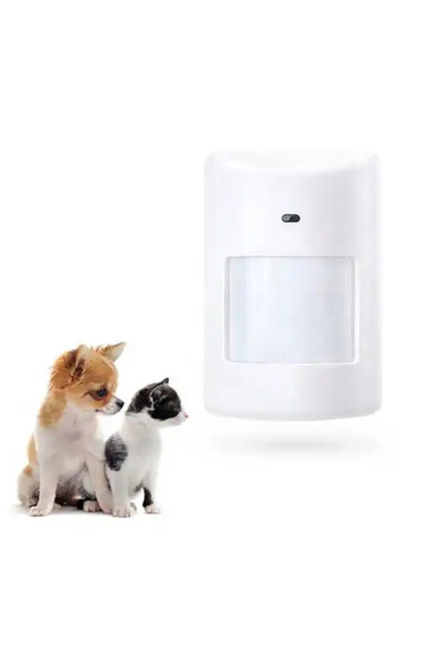 OnShop Senzor mișcare PIR wireless 433MHz, imunitate la animale până la 20kg,...
