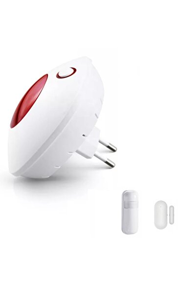 OnShop Sirena de interior wireless cu avertizare optica si sonora Wifi, Aplic...