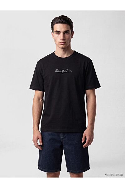 LC Waikiki I Zero Roba Collar Lettering Printed Men's T-Shirt from Freezen Store