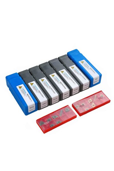 Kraft Folding lathe knife Top Bottom Set with carbide inserts, 20 x 20 mm, 28...
