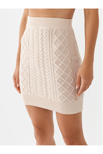 Guess Fustă mini de damă W3YD68Z37L1 Gri