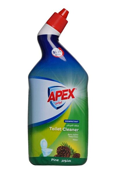 Apex Toilet Cleaner Pine 750ml Disinfectant Deep Clean Toilet Bowl Cleaner Re...