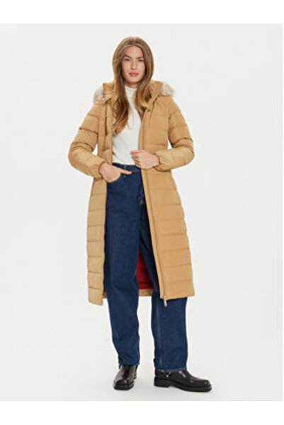 Tommy Hilfiger Palton de iarnă pentru femei WW0WW43601 Bej