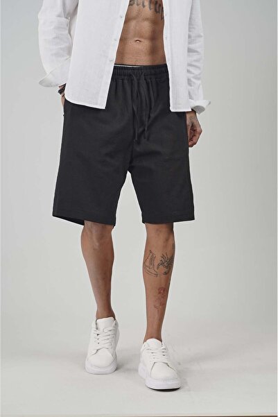 king brich Classic Cotton Linen Men's Shorts