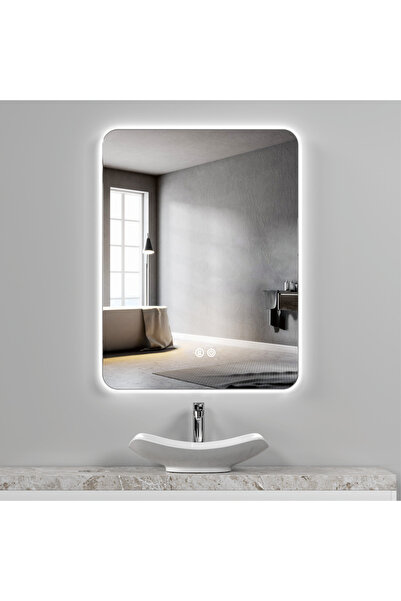 Odin Oglinda cu led,3 tipuri de lumina,dimabila,dezaburire,dreptunghiulara 50...