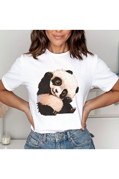 Orielle Tricou cu panda zâmbitor