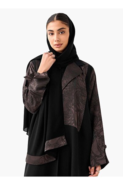 Azria Fashion عباءة مطبوعة - سوداء