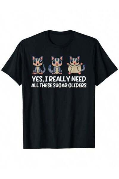 4Car تي شيرت I Need All These Gliders Funny Sugar Glider Lover للرجال، تي شير...