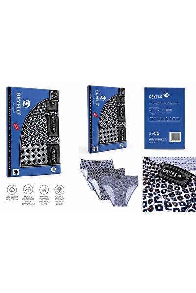 DryFlo Set 3 buc Lenjerie intima barbati marimea XXL cutie albastra