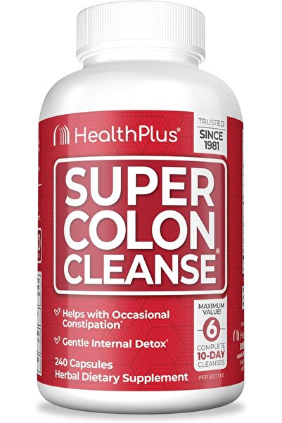 Health Plus Super Colon Cleanser, 530 mg, 240 Capsules
