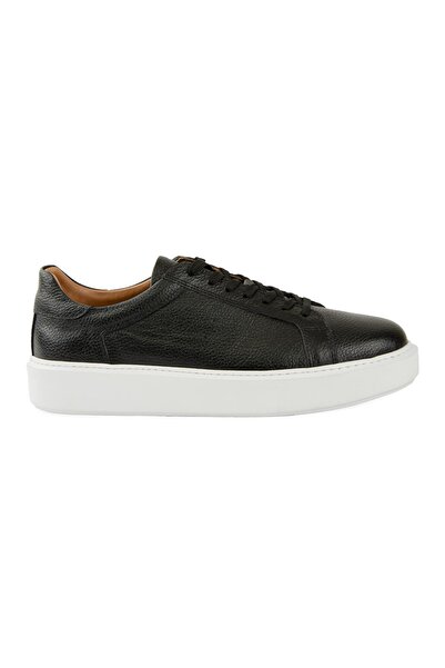 Pegia Genuine Floater Leather Sneaker 500975 Black