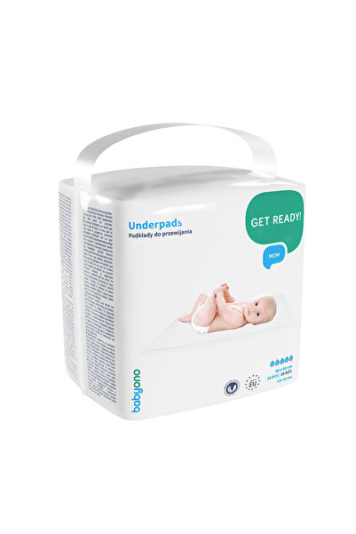 Babyono Υπεραπορροφητικές Βρεφικές Κουβέρτες Μίας Χρήσης – 90×60 εκ., 20 Τεμά...