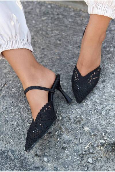 I Love Shoes Brina Black Lace Women's Stiletto