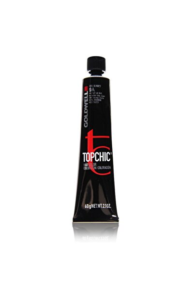 GOLDWELL TopChic, Vopsea de păr permanentă, 9A Blond cenușiu foarte deschis, ...