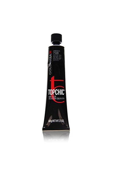 GOLDWELL TopChic, Vopsea de păr permanentă, 7GB Blond Bej Sahara, 60 ml