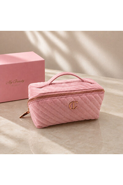 CSM Charlotte Velvet Large Organizer Bag Pink