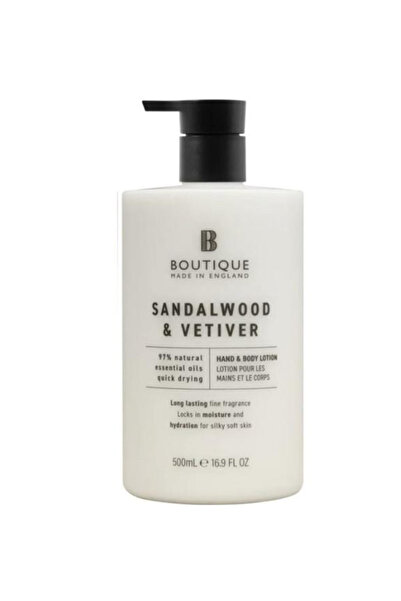 Boutique Lotiune pentru Maini si Corp cu Parfum de Lemn de Santal si Vetiver ...