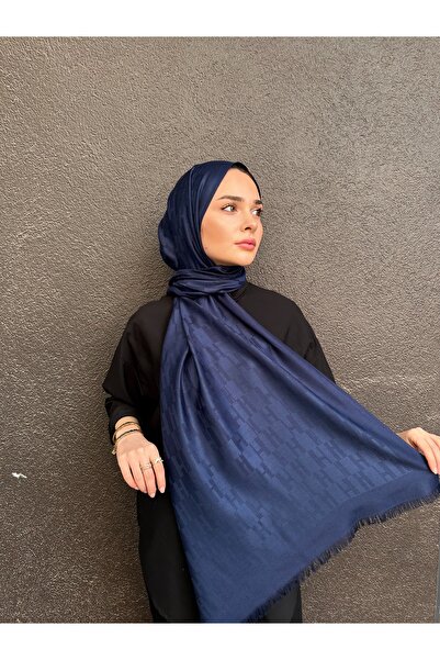 tomrisboutique Shawl H Pattern Cotton Soft Cashmere Silk 4 Seasons Double Sid...