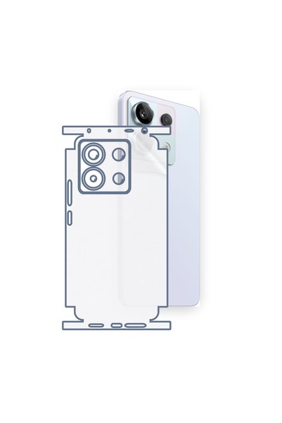 schitec Note 13 Pro 5G Uyumlu Fullbody Arka Kaplama Hidrojel Koruyucu Film